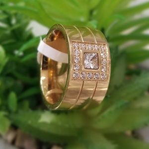 Classic Gold Stainless Steel Ring